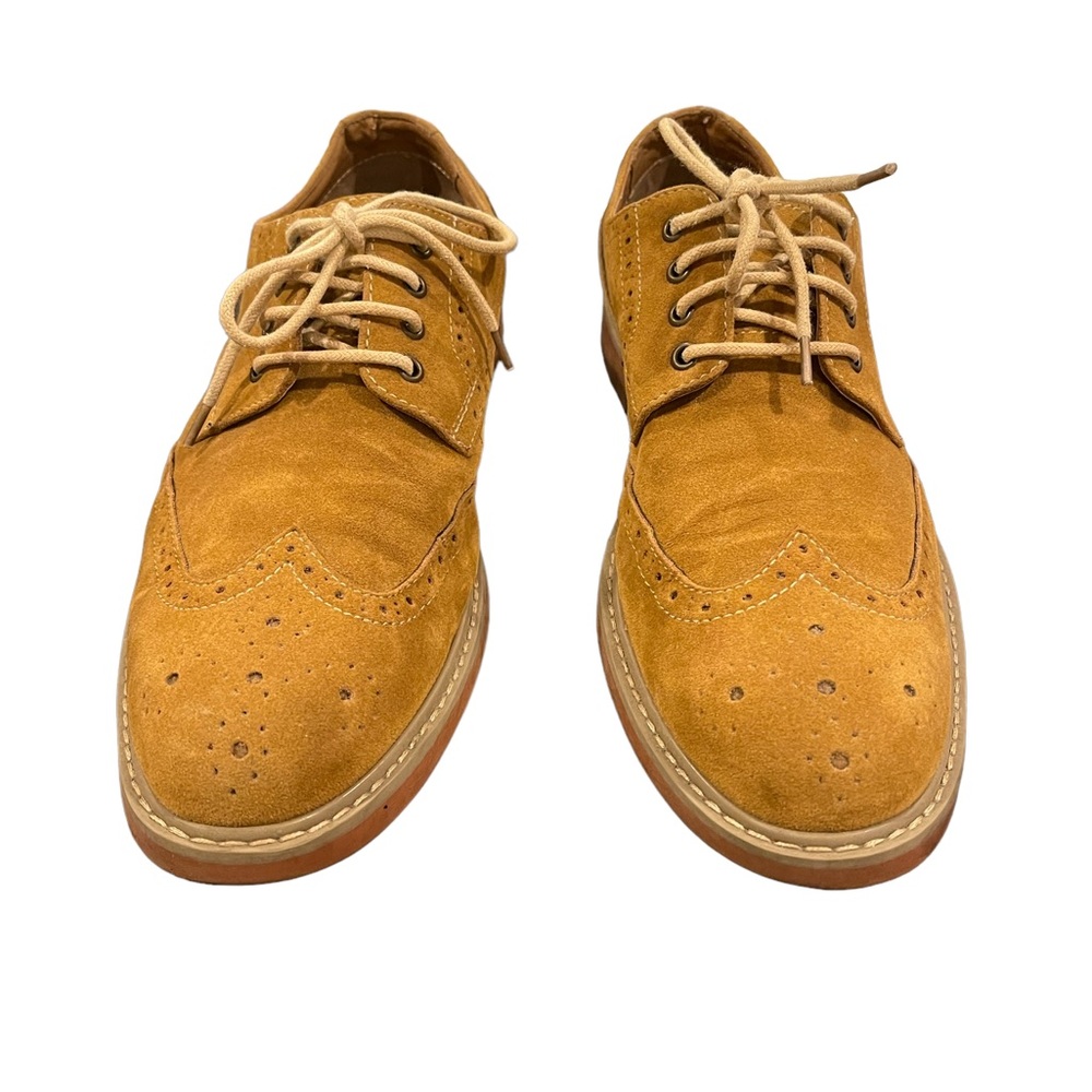Alfani Bison brown Men 9.5 Suede Laces